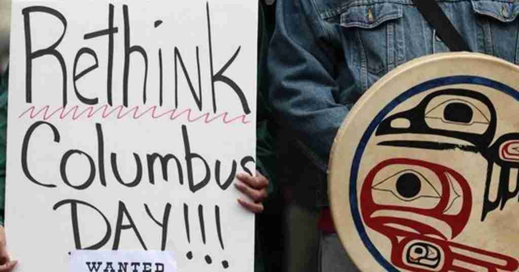 New Mexico Gets Rid Of Columbus Day? 1 636113012396179771 Columbus Day protest
