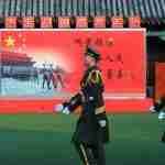 BEIJING - NOV 6: Soldiers patrol in Tiananmen area ahead of China's 18th National Congress on November 6, 2012 in Beijing, China.