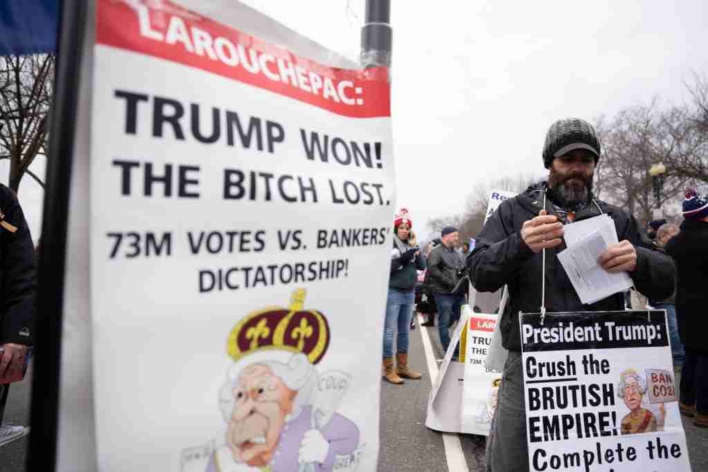 Capitol Rioter Richard Barnett Who Sat at Nancy Pelosi's Desk Released 1 British