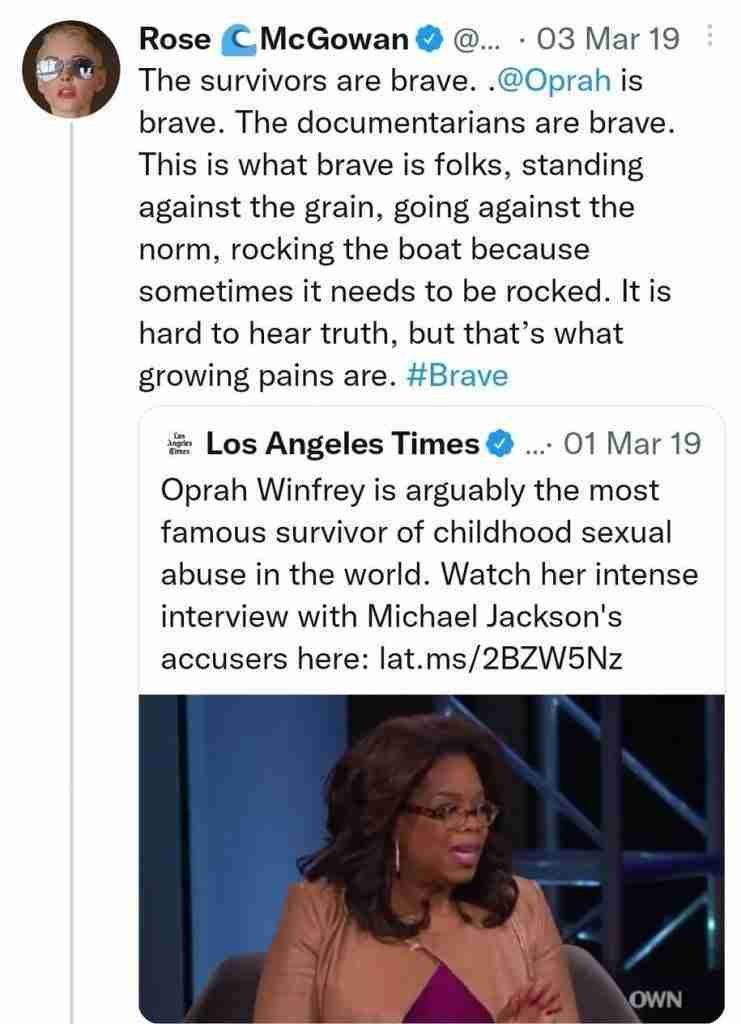 Rose McGowan Responds To Critics After Slamming Oprah - "No B*tch, I Drop Bombs" 1 rose mcgowan