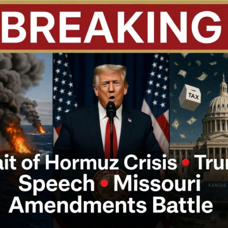 Iran War & Strait of Hormuz Crisis: Gas Prices, Trump Speech, Missouri Amendments 4 & 5, KC Stadium Subsidies